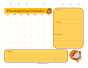 Printable Thanksgiving Event Planner