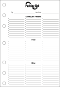 Printable Travel Journal Packing List