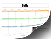 Printable Two Page Daily Landscape