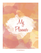 Printable Watercolor Planner