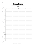 Printable Weekly Planner for Multiple People